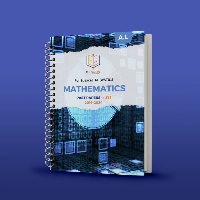 Edexcel A.L Maths (WST01) P.P S1 From 19-24.